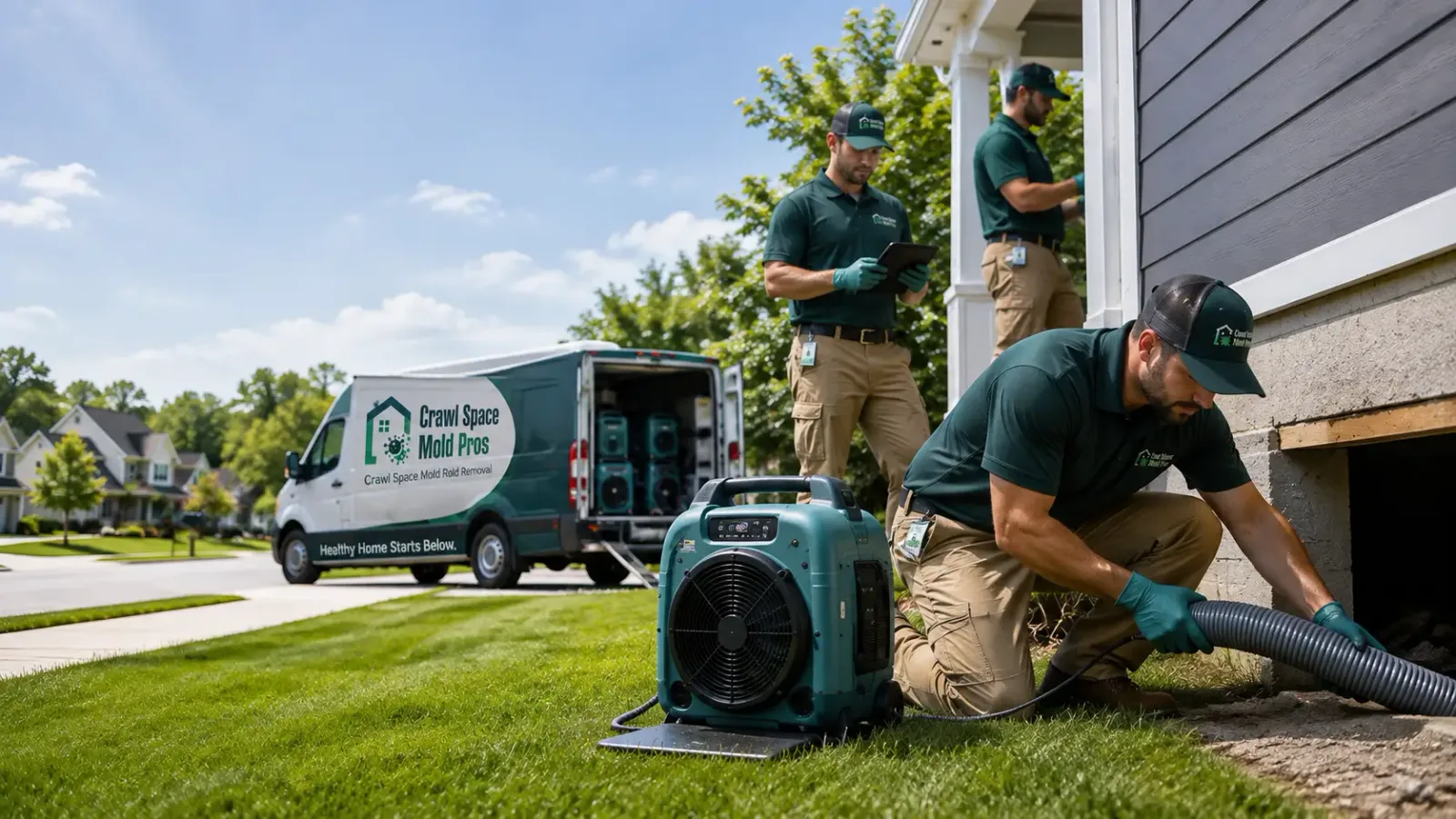 Crawl Space Mold Removal in Hyndman, PA